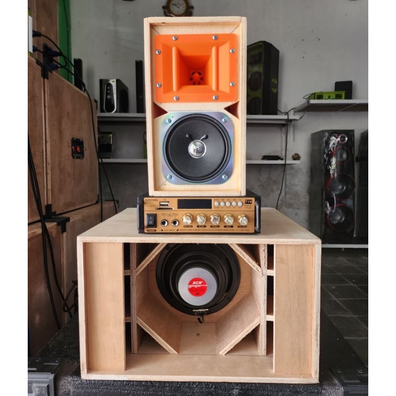 Paket Sound Miniatur Siap Bunyi Paratel 6inch