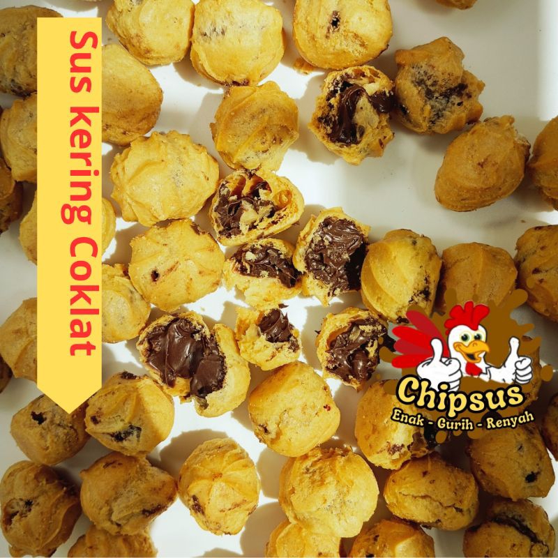 

soes coklat 1kg lumer renyah dan gurih sus coklat