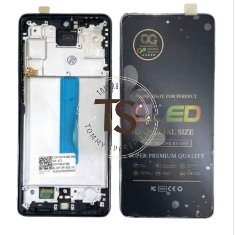 LCD TOUCHSCREEN SAMSUNG GALAXY A73 5G A736 A736B OLED OG FINGERPRINT FUNGSI