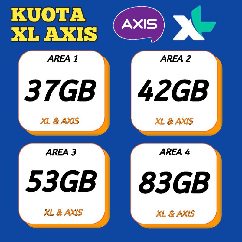 Paket Data XL Akrab 15GB - 100GB | Langsung Masuk Garansi 30hari