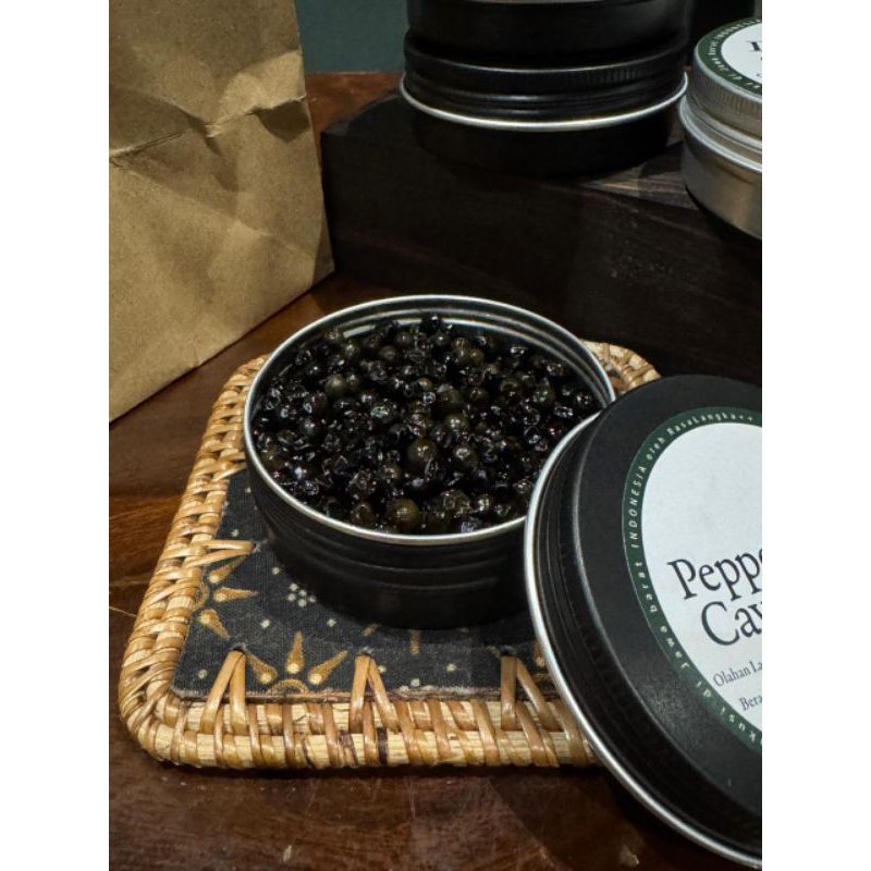 

Tsukudani Pepper Caviar Size M / lada hitam manis gurih - HALAL