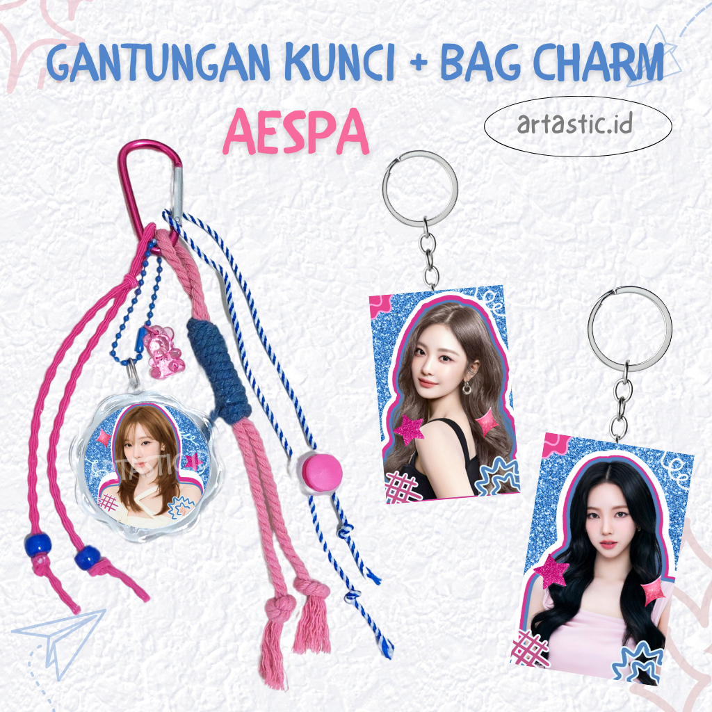 Gantungan Kunci AESPA | Bag Charm AESPA | Keychain AESPA