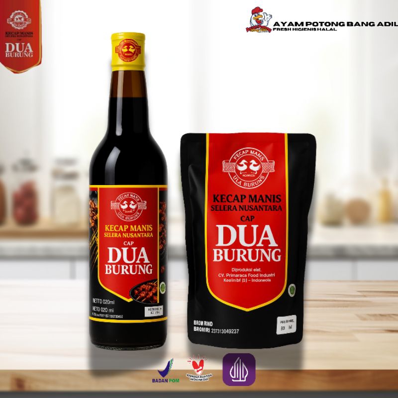 

Kecap Manis Cap Dua Burung 500ml Kecap Manis Dua Burung Kemasan 450 ml | Rasa Asli Nusantara yang Mengikat Selera