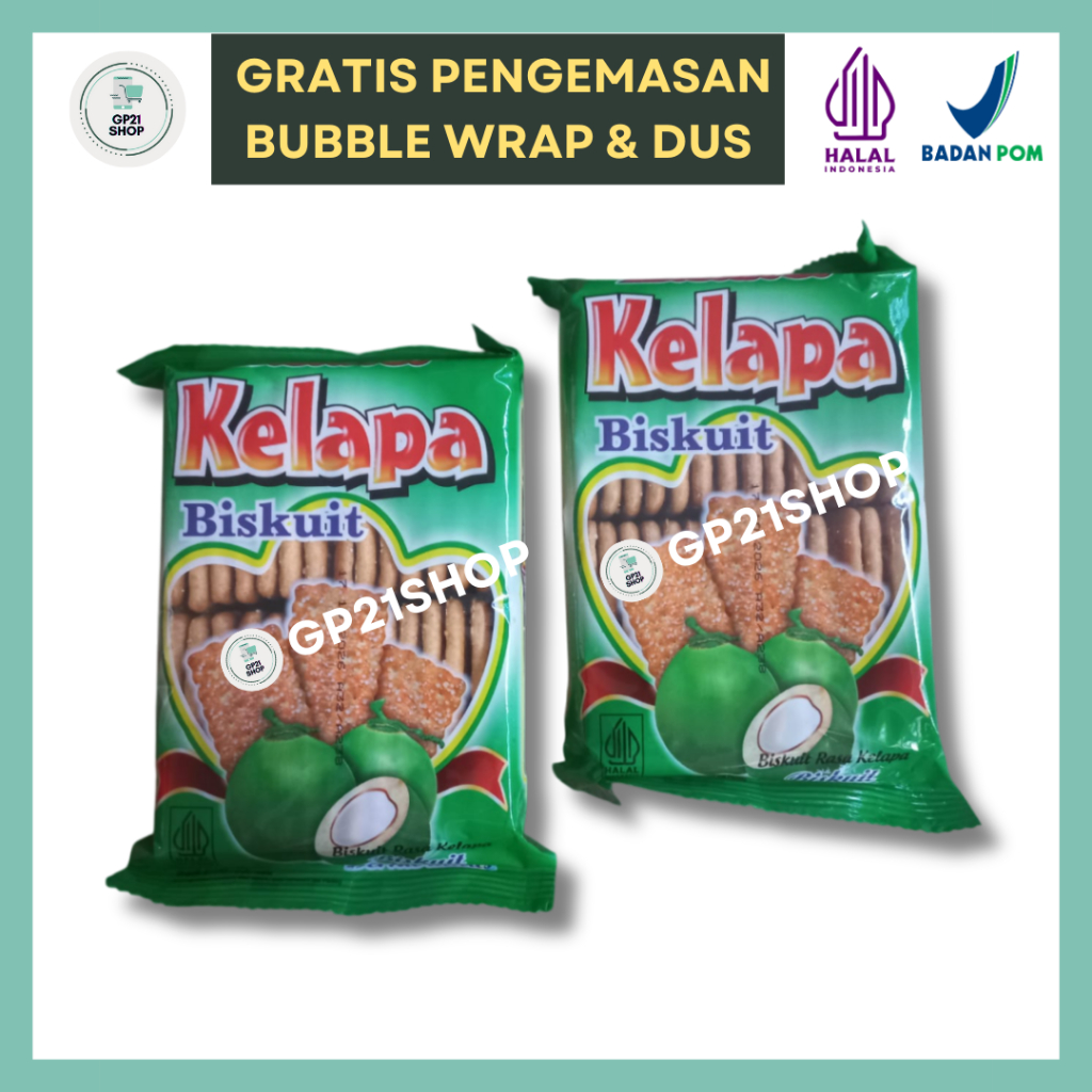 

Biskitop Biskuit Kelapa 130gr - Biskuit Rasa Kelapa Snack Cemilan Murah Enak