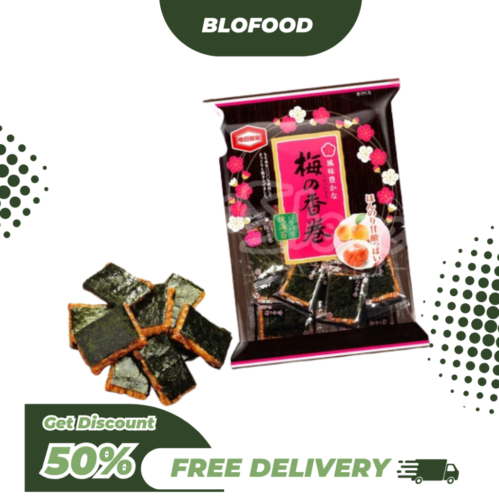 

BF.ID Kameda Ume no Kamaki Senbei [Kraker Beras dengan Rumput Laut dan Plum]