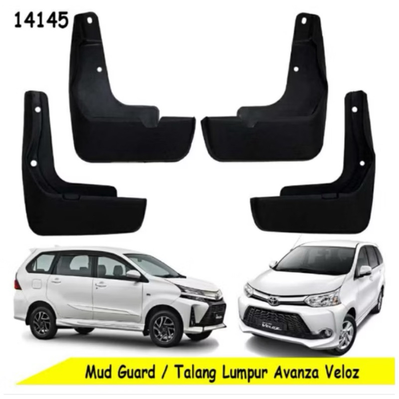 Mud Guard karpet lumpur mobil all new Avanza Veloz 2012 2013 2014 2015 2016 2017 2018 2019 2020 2021