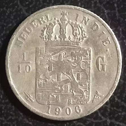 #16.SCK. KOIN KUNO || KOIN PERAK || SILVER COIN 1/10 G TAHUN 1906