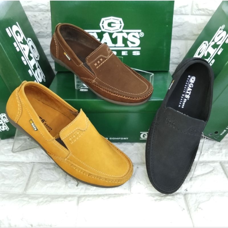 SEPATU GATS HK 0002 KULIT KASUAL TERBARU DAN ORIGINAL