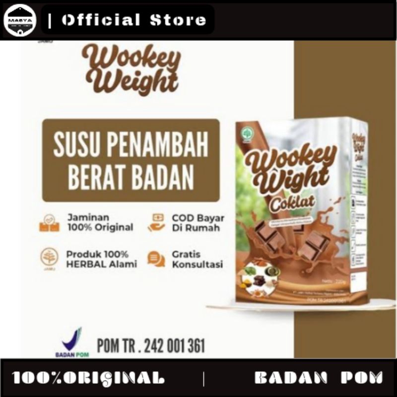 

Wookey Wight Susu Penambah Berat Badan Asli Original BPOM - 220 Gram