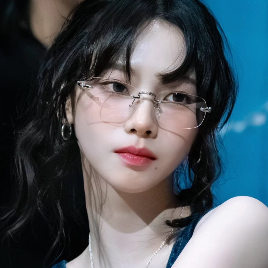 minus rabun jauh Kacamata minus kacamata rabun jauh Borderless square Kacamata untuk rabun jauh Anti