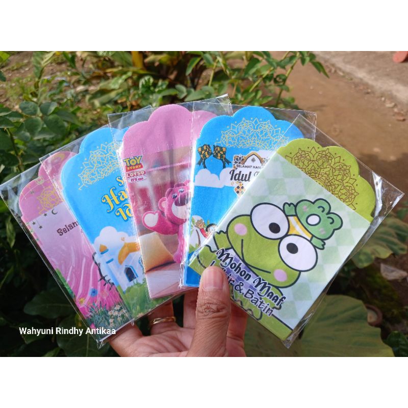 

[50pcs/5PAK]Amplop Lebaran Seri Kartun HVS