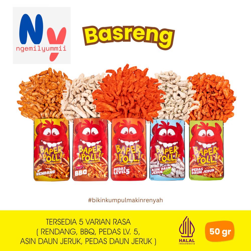 

Cemilan Basreng - Isi 50gr Beli 4 Gratis Ongkir