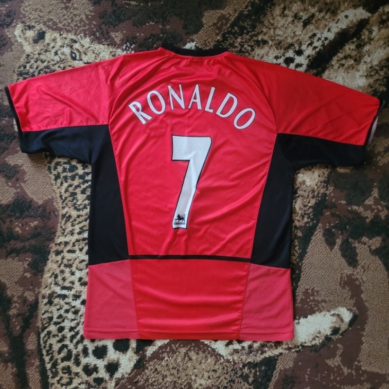 Jersey MU Manchester united 2003 2004 Ronaldo