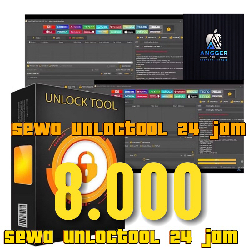 sewa akun unloctool 6 jam