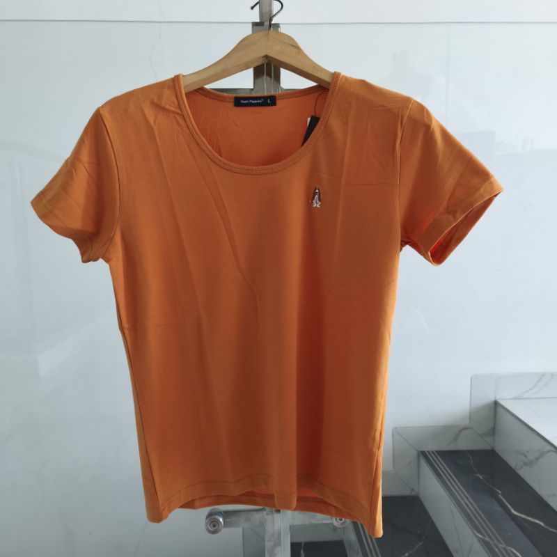 Hush Puppies Atasan Kaos Wanita warna Mustard