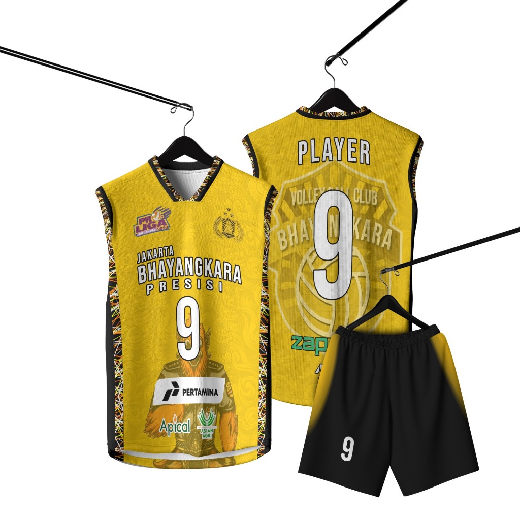 Jersey/Baju Setelan TIM PROLIGA JAKARTA BAYANGKARA / Jersey Proliga