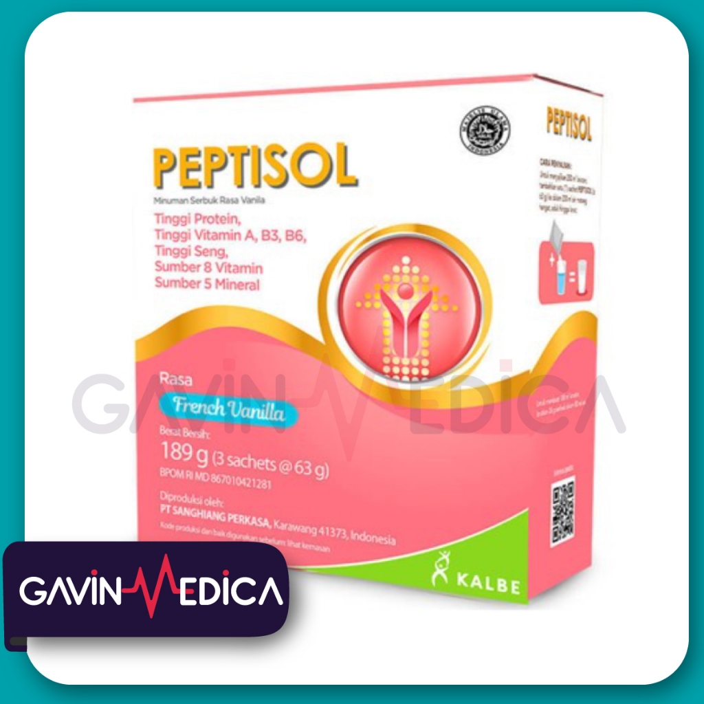 

PEPTISOL Vanila 189 Gram - Susu Tinggi Protein Pemulihan Pasca Sakit [EXPIRED JULI 2025]