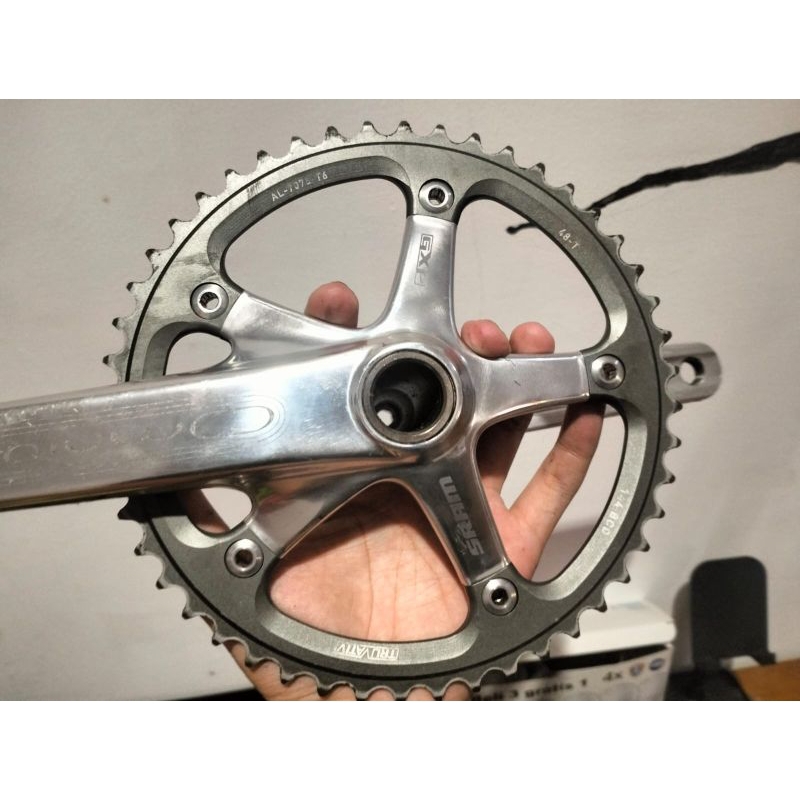 crankset omnium silver 165