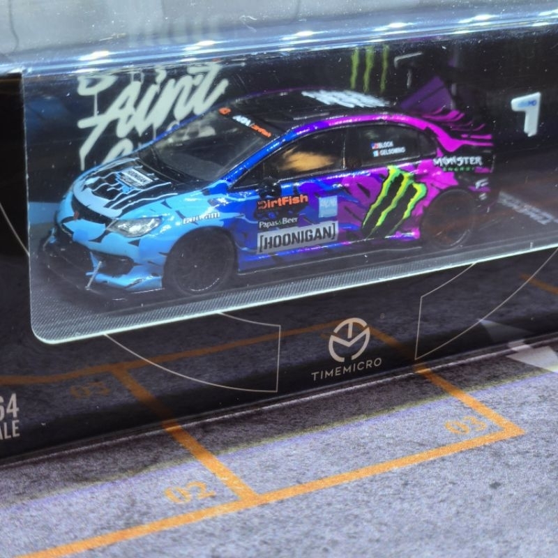 Time Micro 1/64 Honda Civic FD2 Monster Energy Hoonigan