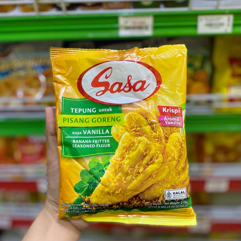 

Sasa Tepung Pisang Goreng Vanilla 210gr
