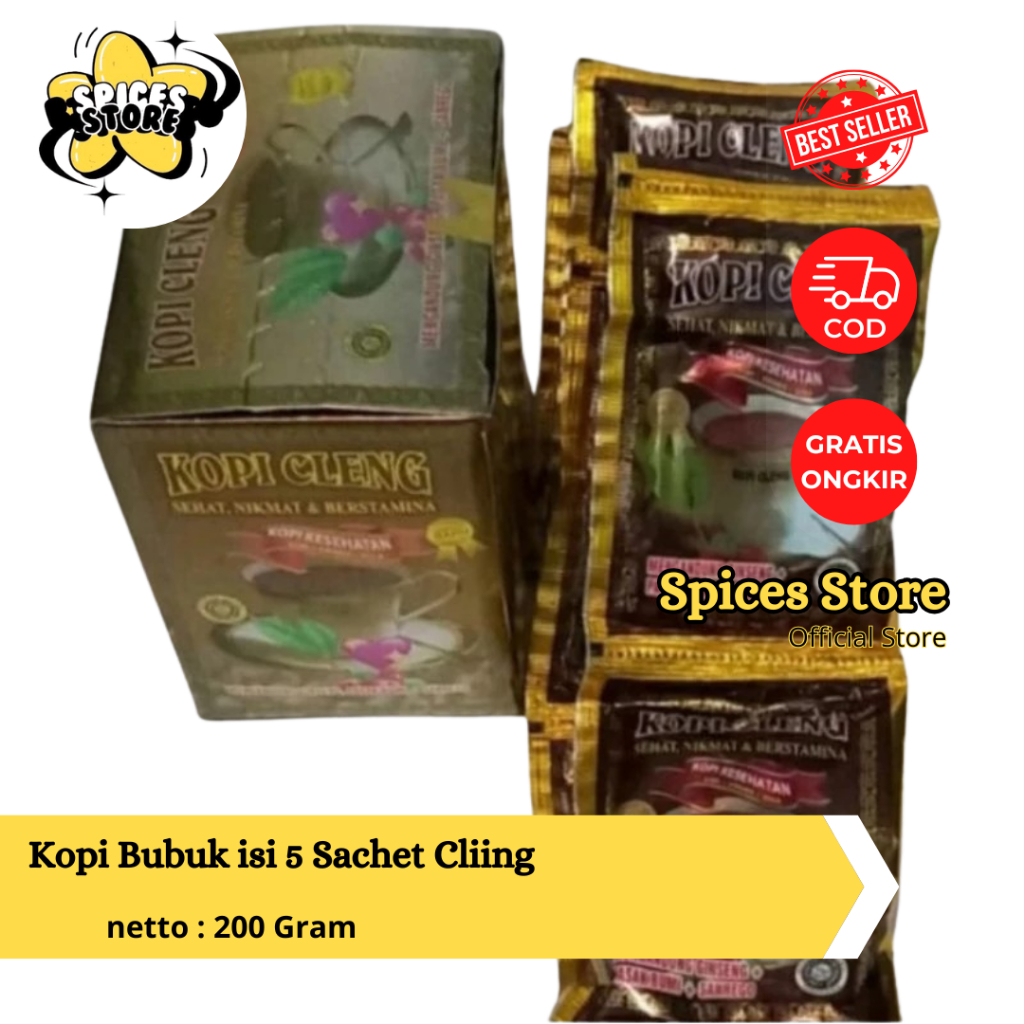 

Paket Murah Kopi Bubuk isi 5 Sachet Cliing - Spicess Store - Kopi Nikmat Murah
