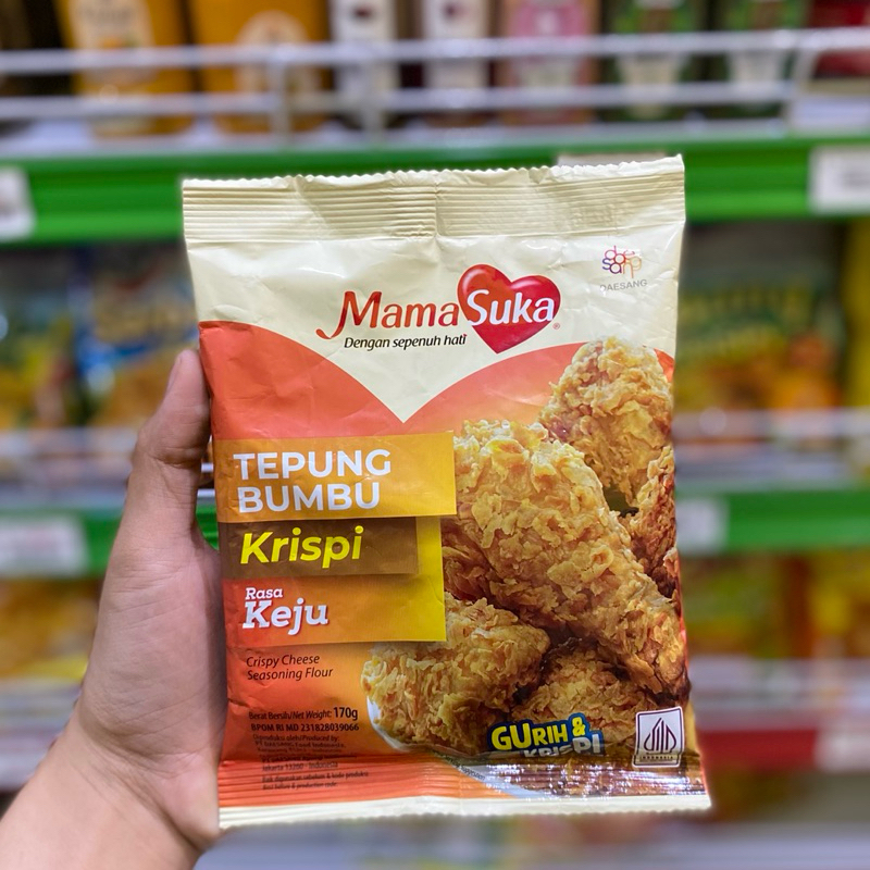 

Mamasuka Tepung Bumbu Krispi Rasa Keju 170gr