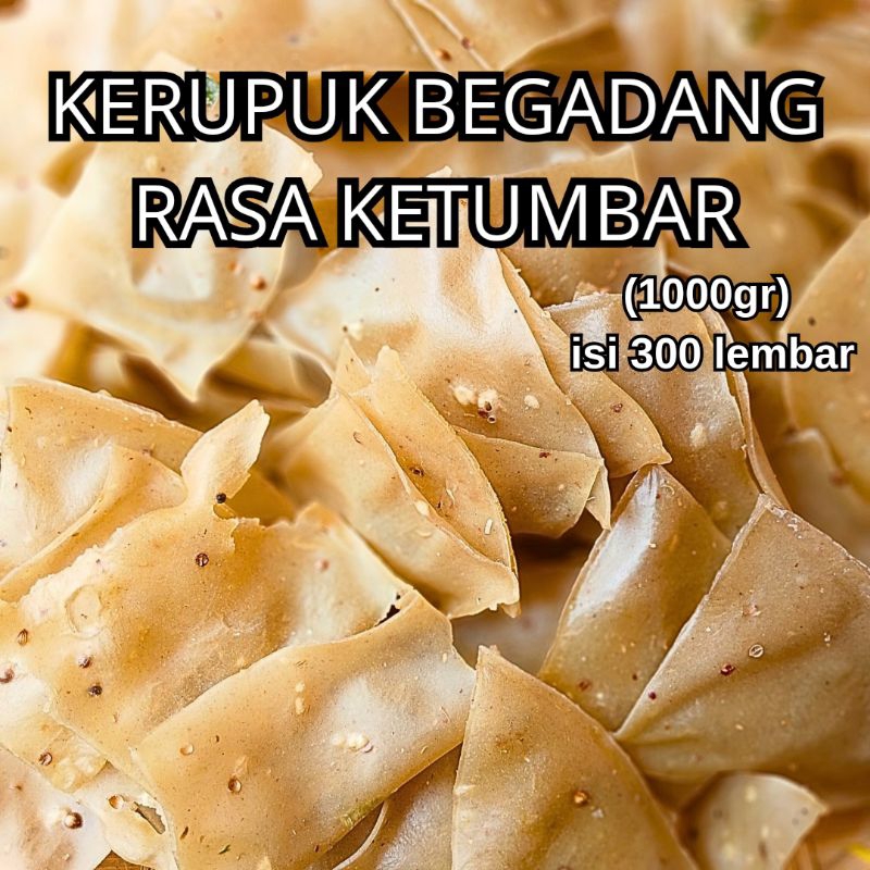 

KERUPUK BEGADANG RASA KETUMBAR MENTAH 1KG7