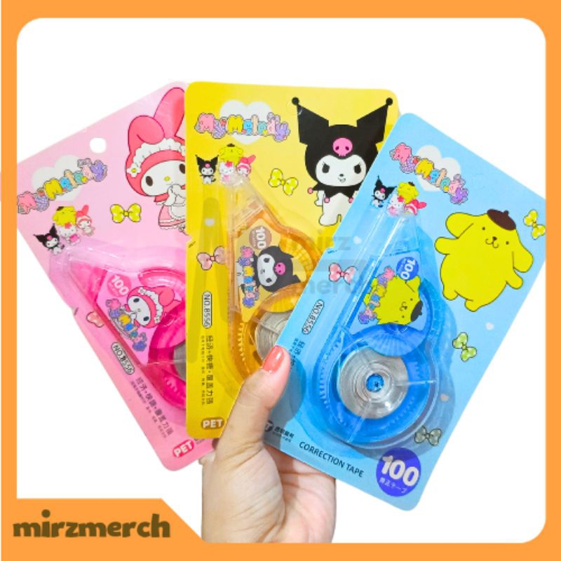 

Correction Tape Sanrio Ukuran 100 Meter Tipe x Kertas Stationary Perlengkapan Sekolah Anak