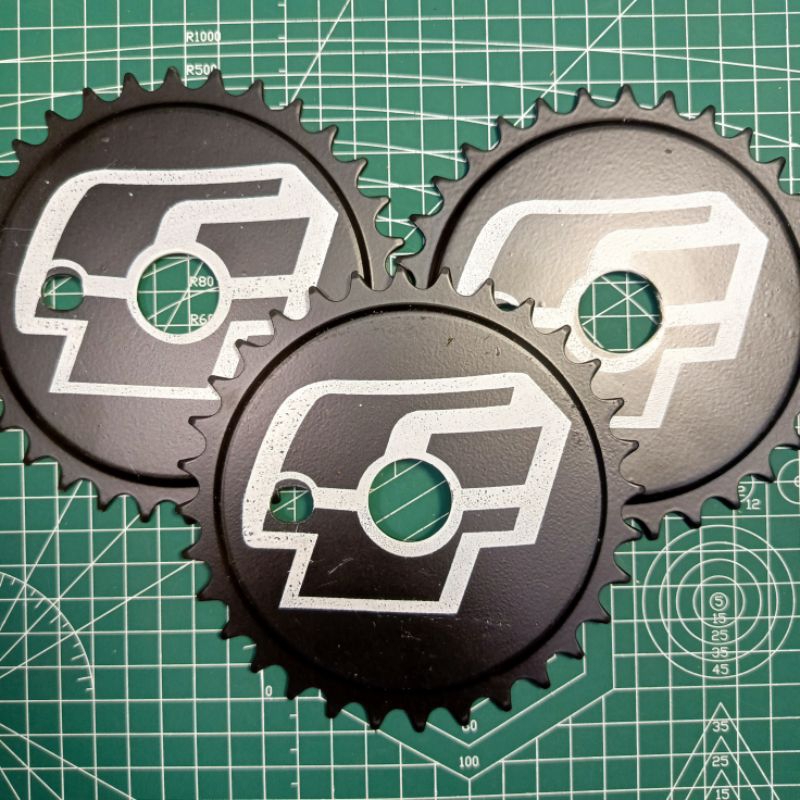 Gir Gear Crank Depan Sepeda Anak 32T Gir Langsung BMX Hitam GT