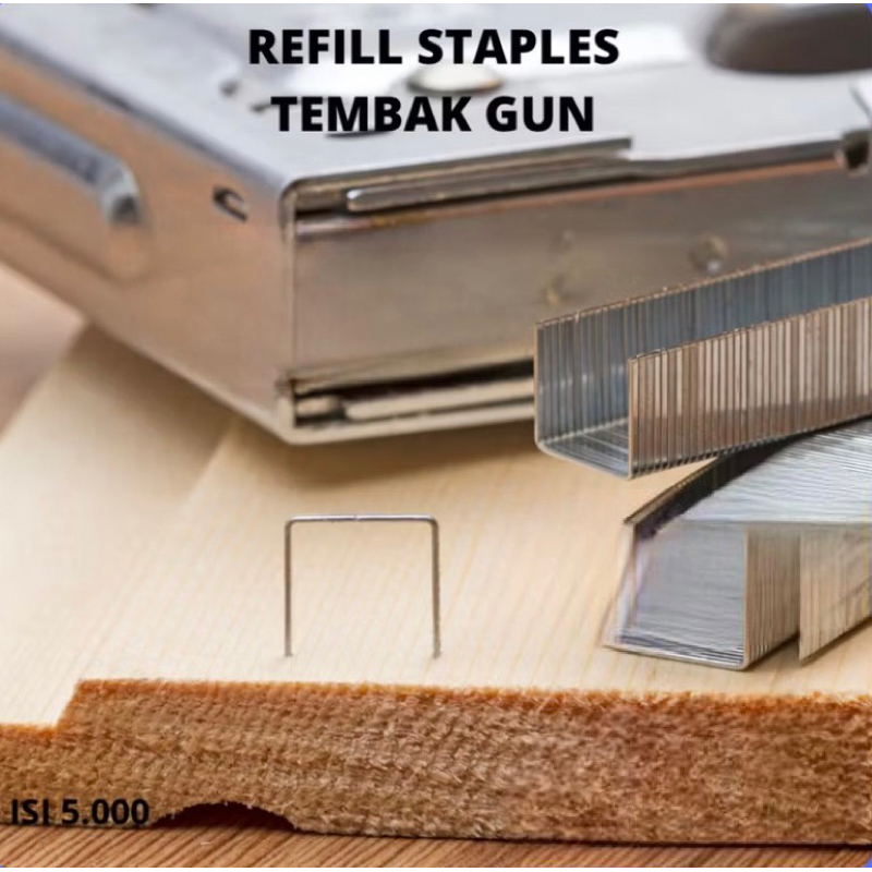 

Isi staples gun tacker 13/8 dovr/ dove 5000 tembakan isi hekter tembak tidak umum | ISI STAPLES RANTING (TAPETOOL REFILL STAPLES) | ISI STAPLES TAPE TOOL (TAPE TOOL REFILL STAPLES)