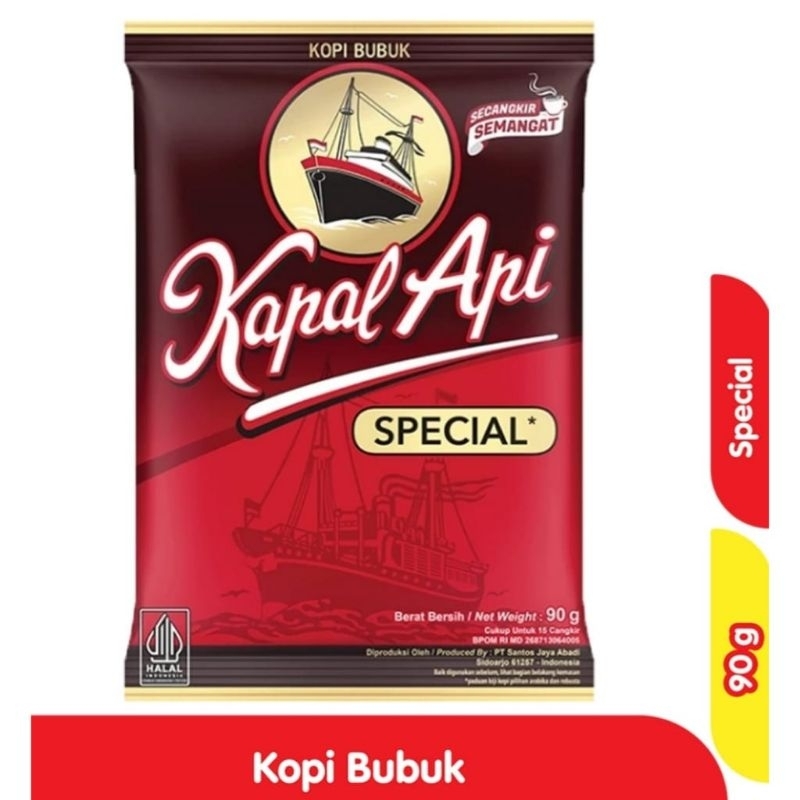 

Kopi Kapal Api Kopi Bubuk Instan Spesial Kemasan 90 Gram TStore