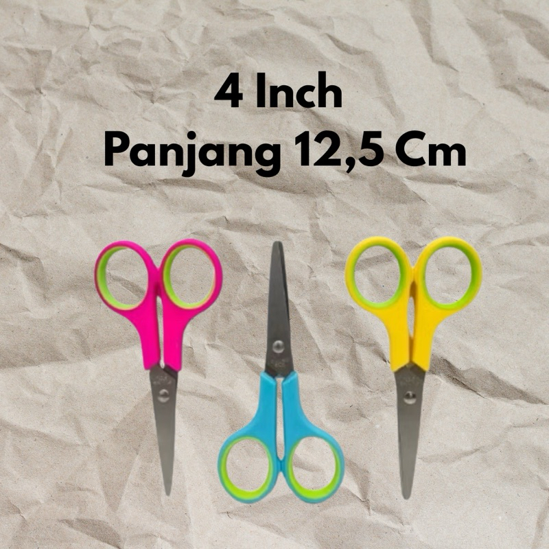 

Gunting (1pc) 4 inch dan 6,5 inch Stainles Stell