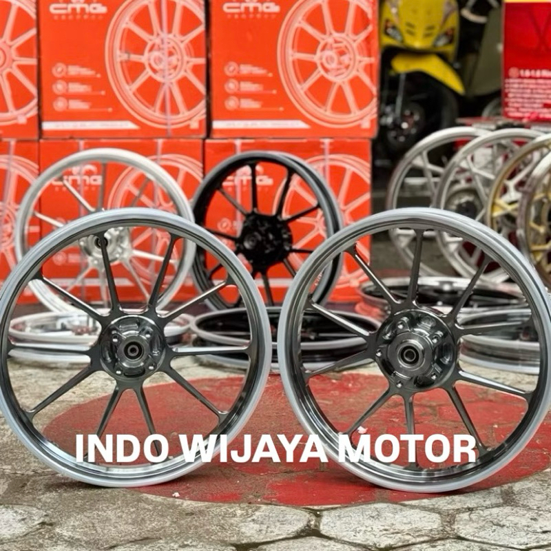 VELG CMG EXACT MX KING  CNC PALANG 10 RING 17 x 160 / 185 PNP MX KING / Y15R / JUPITER MX 135 / JUPI