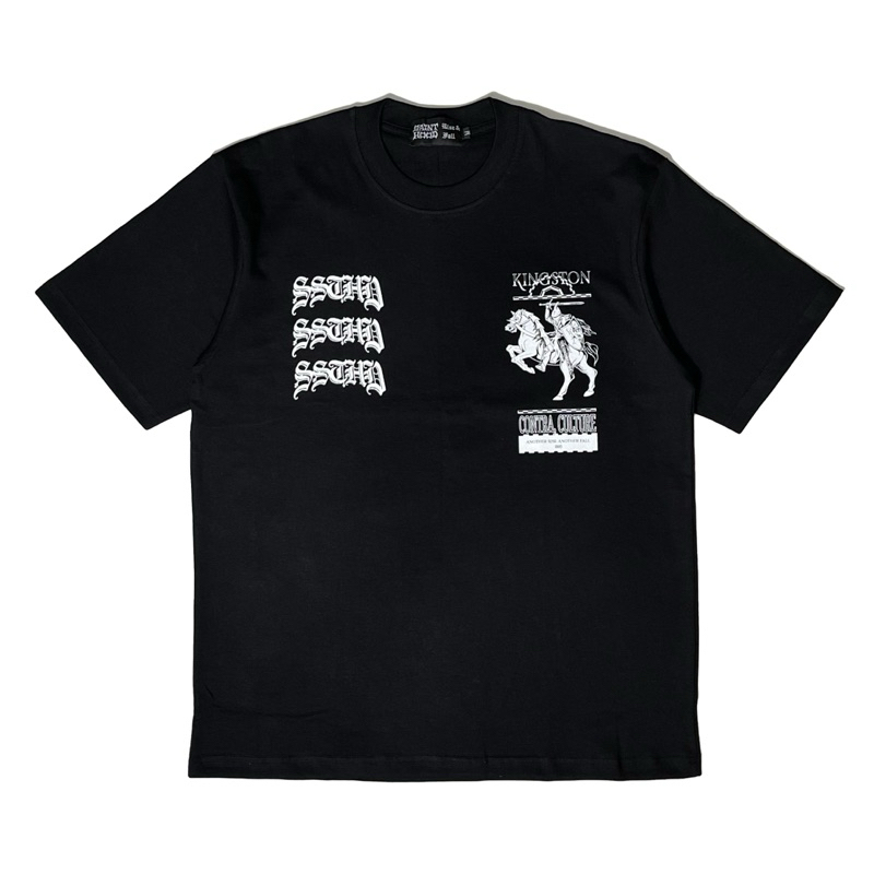 Tshirt Cotton Black - SAINTHOOD - Kingston