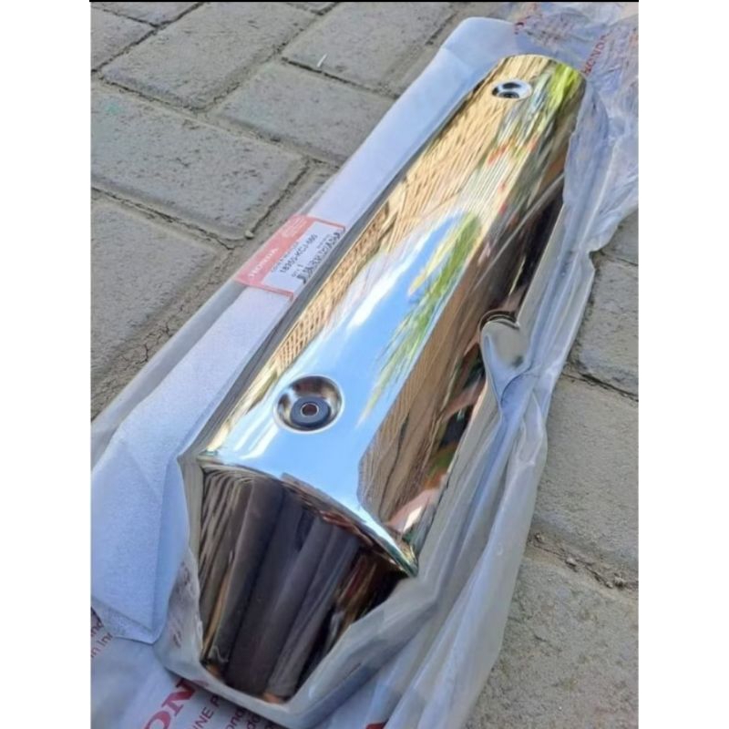 tutup cover tameng knalpot honda tiger revo old generasi pertama 18355 KCJ 660 original baru AHM