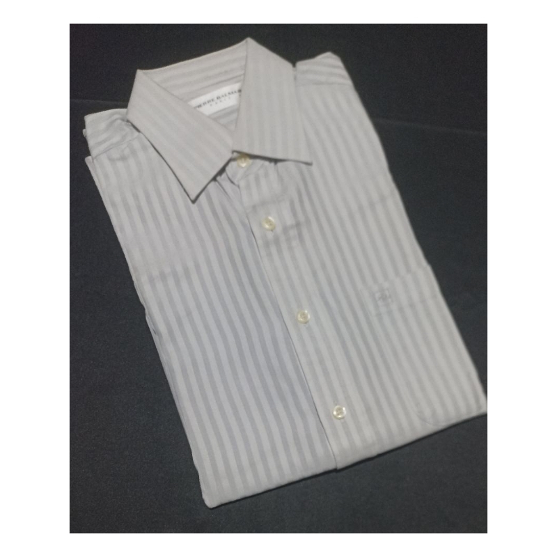 KEMEJA PIERRE BALMAIN PARIS FORMAL SINGEL POCKET SECOND ORIGINAL (L)