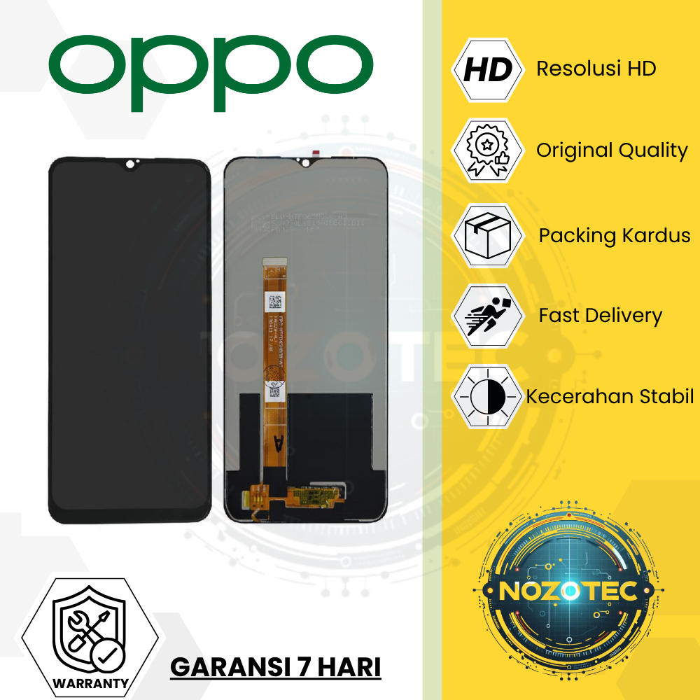 LCD TOUCHSCREEN HP OPPO A31 2020 / A5 2020 / A9 2020 / A8 / A11 / A11X / C3 / 5 / 5I / 5S / 6S / 6I 