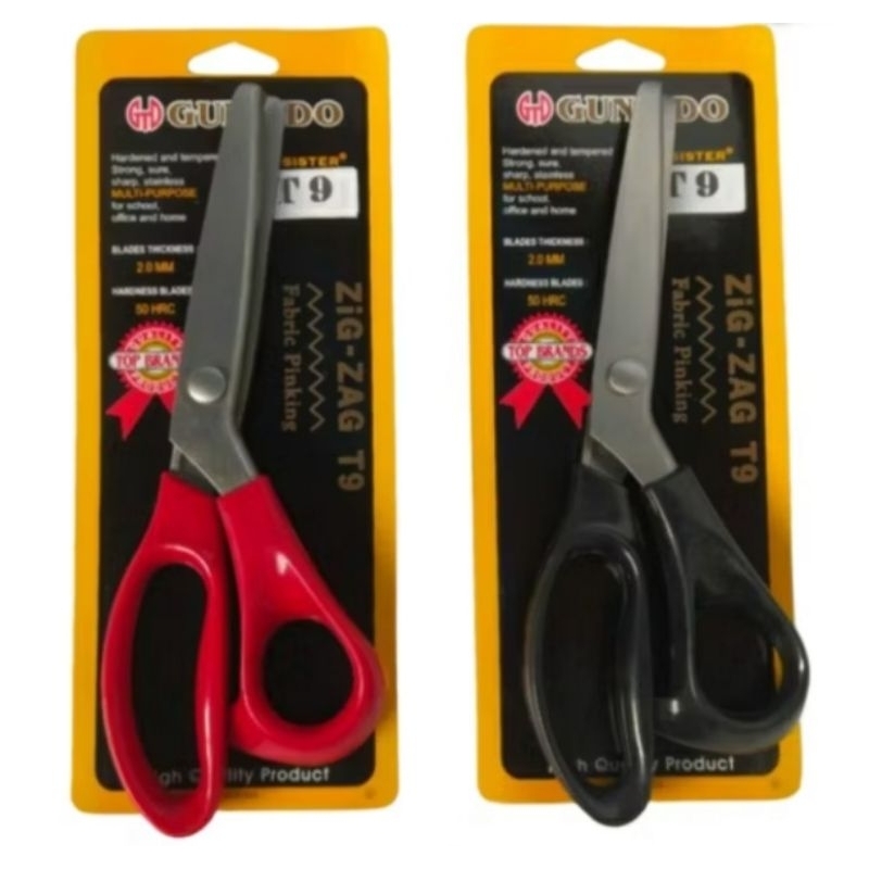 

Gunting GUNINDO Sister T9 | Gunting ZiG-ZAG Stainless | Produk Dijamin Original