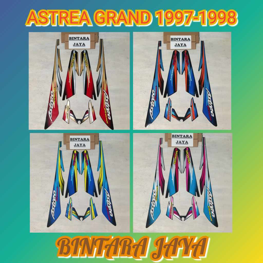 Stiker Lis Striping Honda Astrea Grand Tahun 1997-1998 Variasi