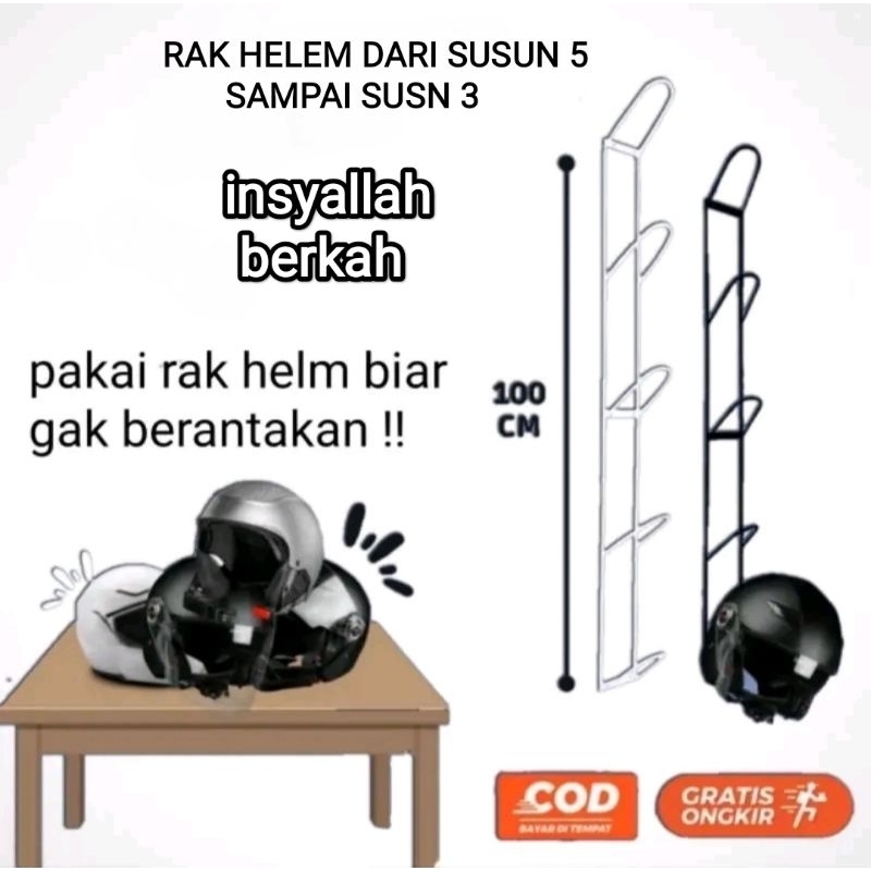 RAK HELM / GANTUNGAN HELM /TEMPAT HELM TEMPEL DINDING Guncang RAK HELM /GANTUNGAN HELM/TEMPAT HELM T
