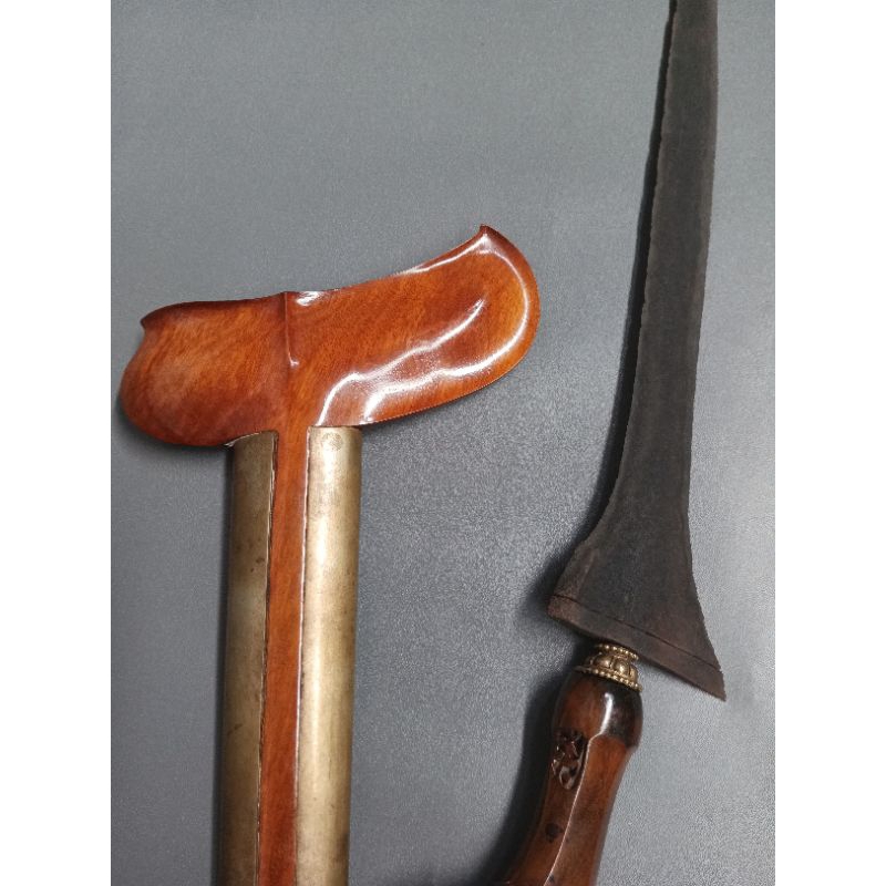 keris sepuh, pamor keleng pengawak waja, dapur brojol pasundan, warangka gayaman solo iras, deder se
