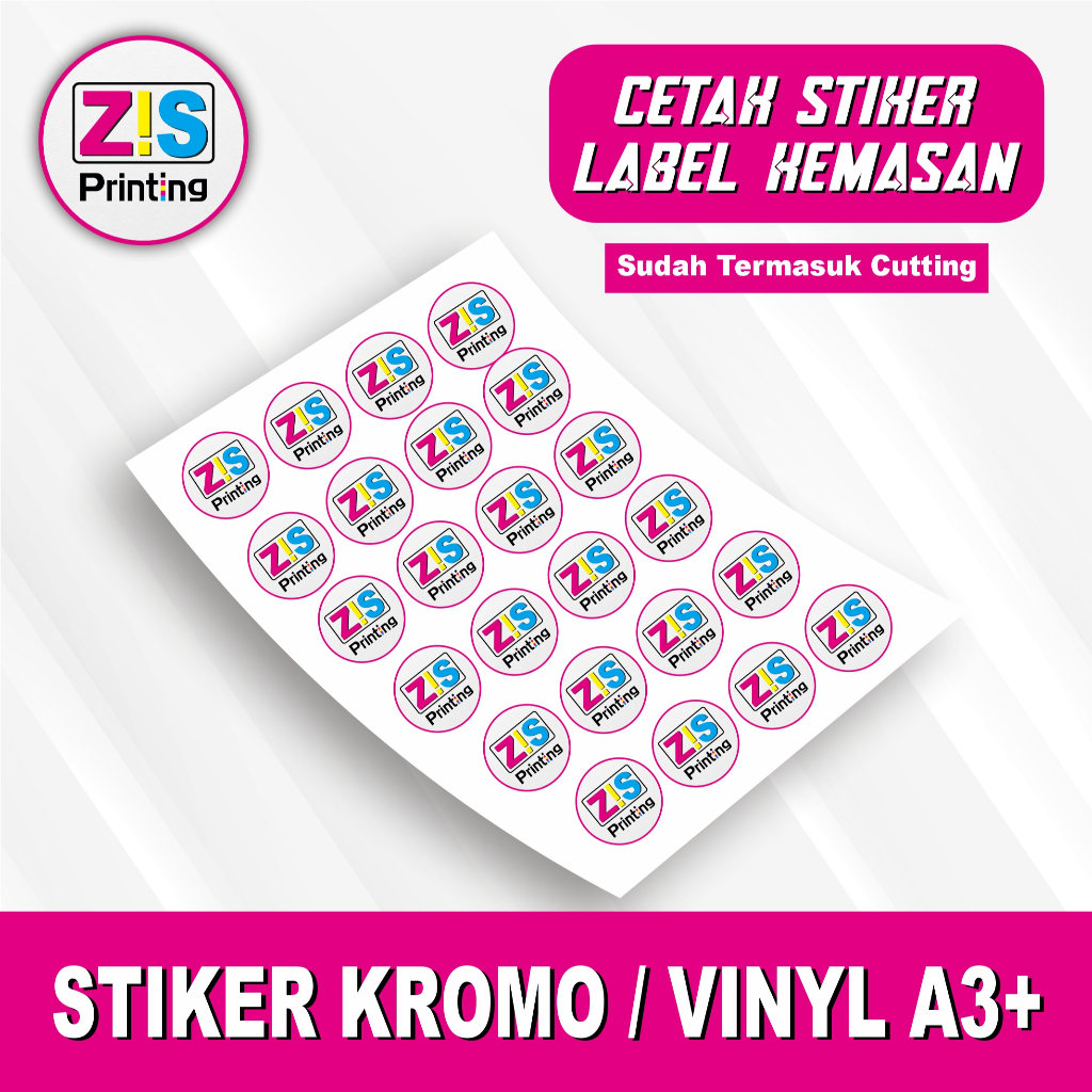

Cetak Stiker / Cetak Stiker Logo / Cetak Stiker Custom A3+