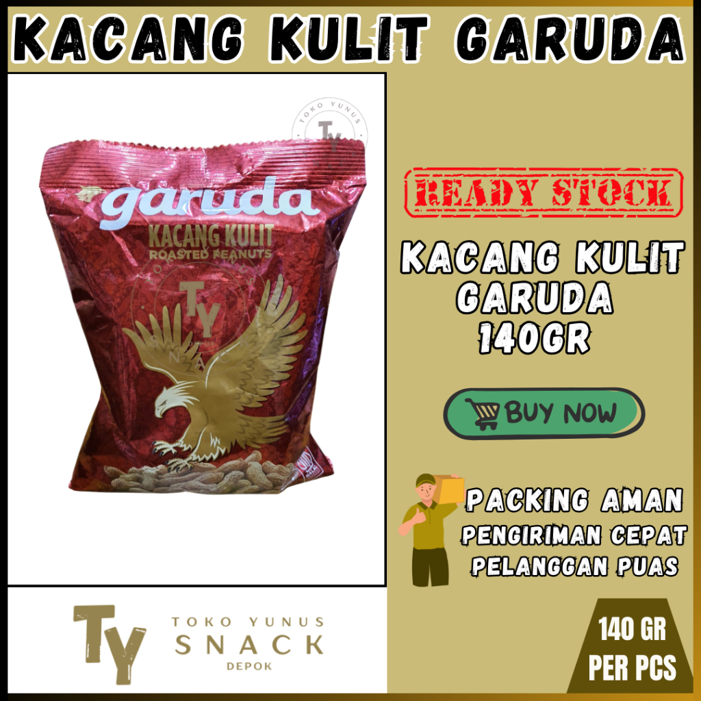 

KACANG KULIT GARUDA @140GR