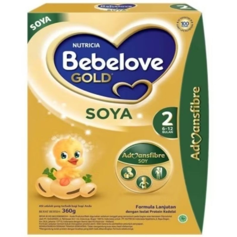 

Bebelove Gold Soya 2 ( 6-12 bulan ) 360gr Susu Formula
