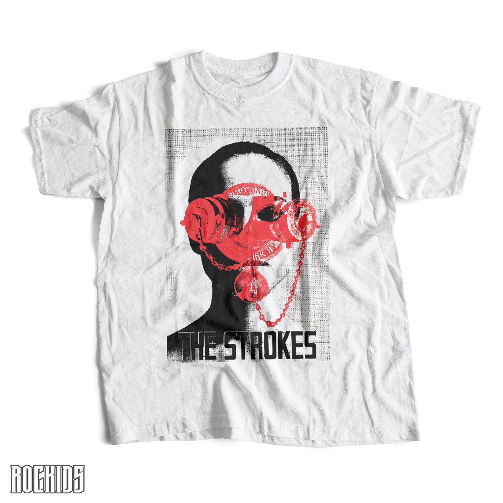 ROCKIDS - THE STROKES - TSHIRT - TEES - KAOS BAND - KAOS BAND THE STROKES - KAOS THE STROKES - TSHIR