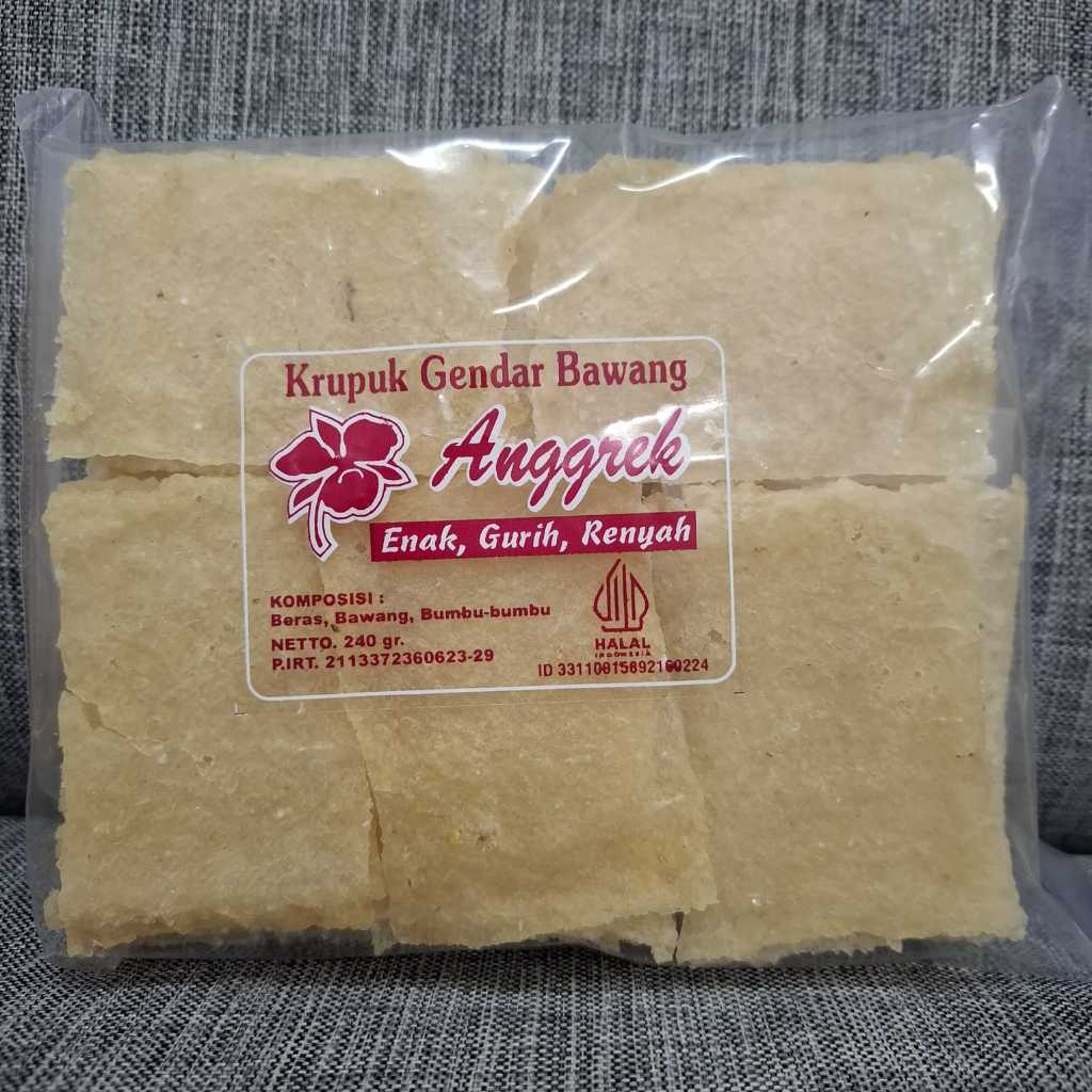 

Kerupuk Gendar Mentah 250 Gram | Kerupuk Gendar Rasa Bawang | Kerupuk Anggrek Enak Gurih, Snack Cemilan, Makanan Ringan Murah