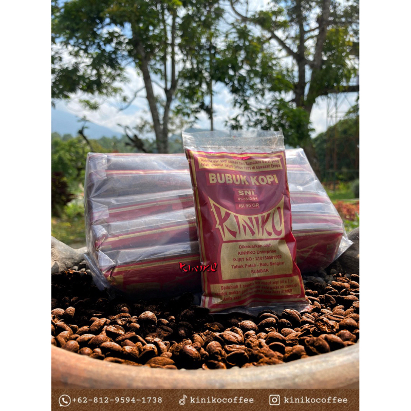 

Kopi KINIKO bubuk kopi 90 gram isi 10 pcs