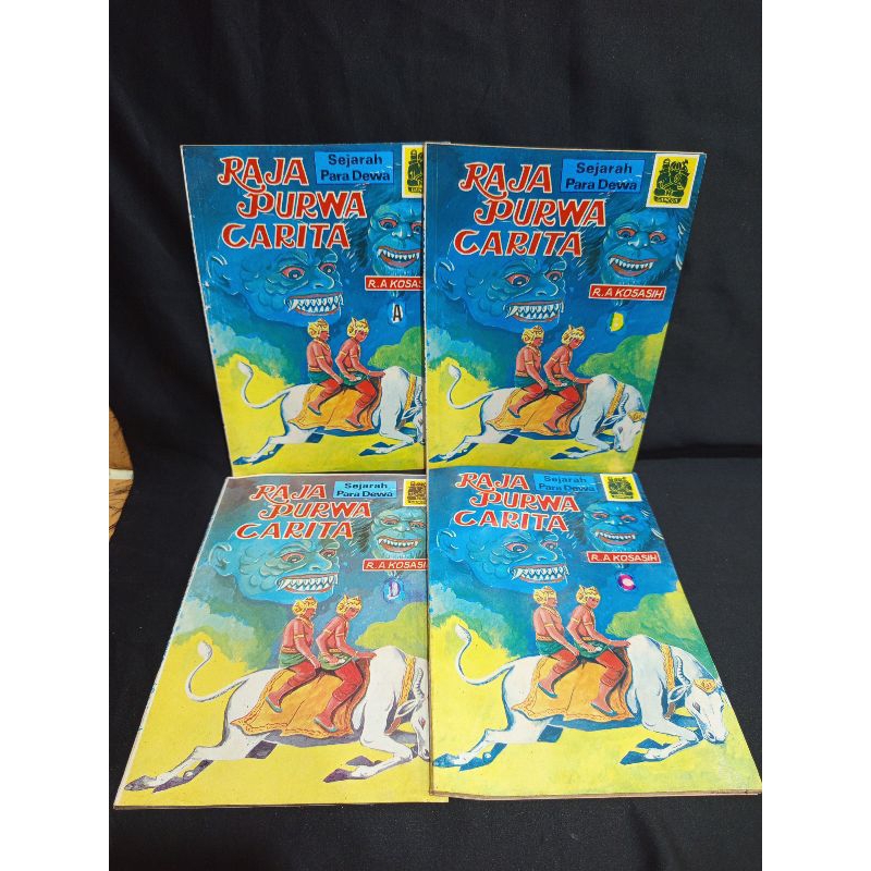 Komik Wayang Raja Purwa Carita by RA Kosasih Lengkap 4 Buku