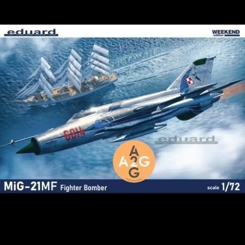 Model kit Eduard 1/72 MIG-21 MF