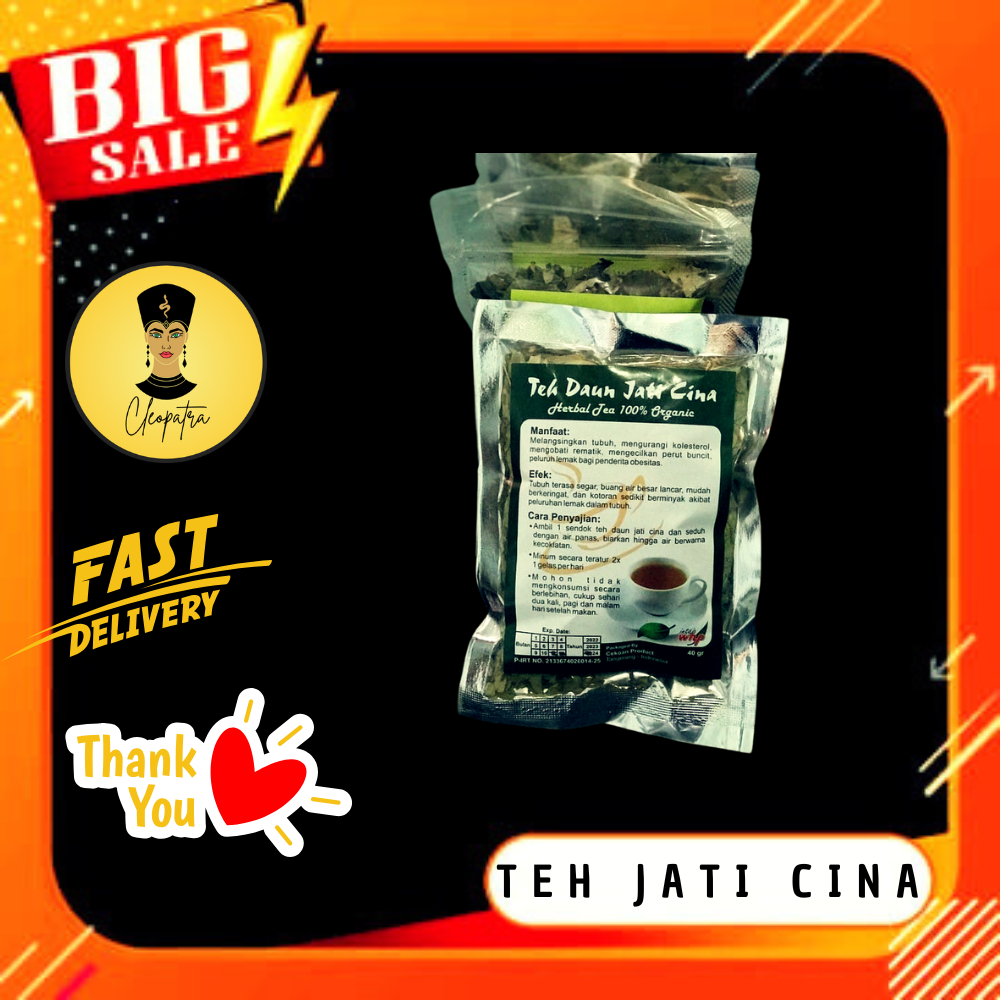 

Teh Daun Jati Cina Peluntur Lemak 40gr - Teh Diet